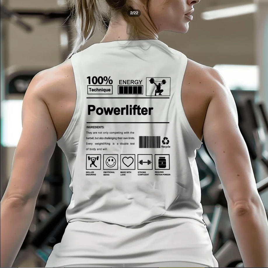 100% Technique Energy Printed Women's Vest-traneing