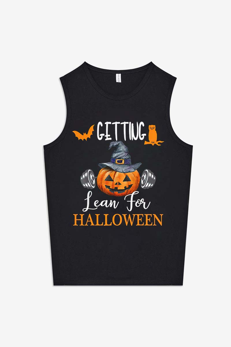 Getting Lean For Halloween Printed Women's Vest-traneing