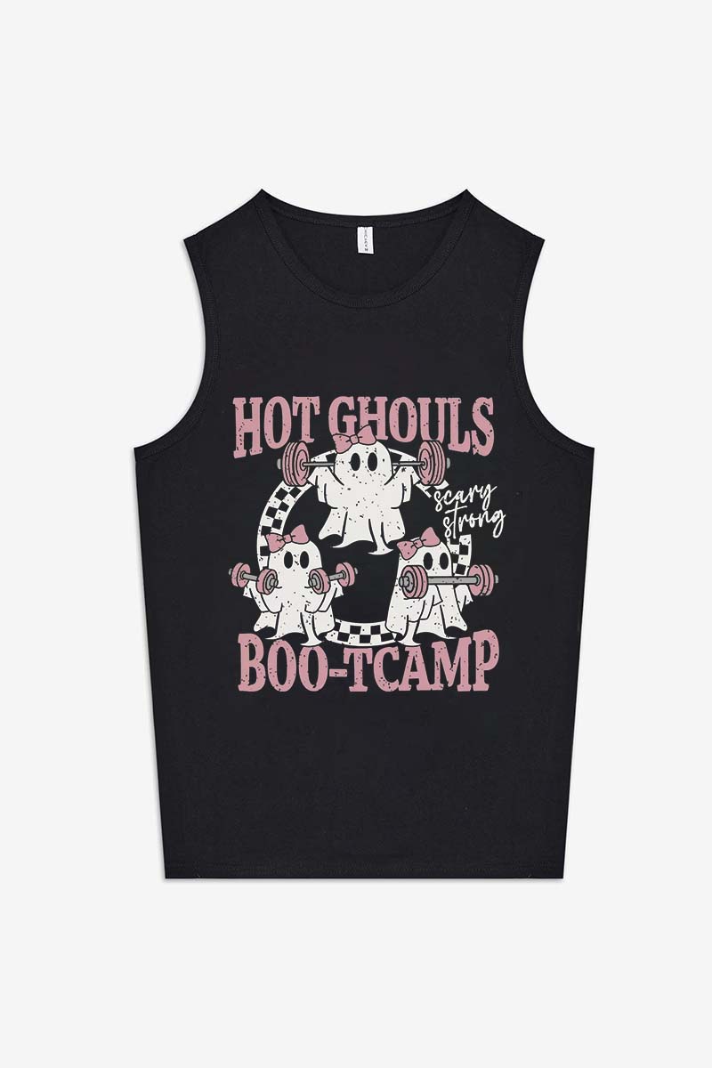 Hot Ghouls Printed Women's Vest-traneing