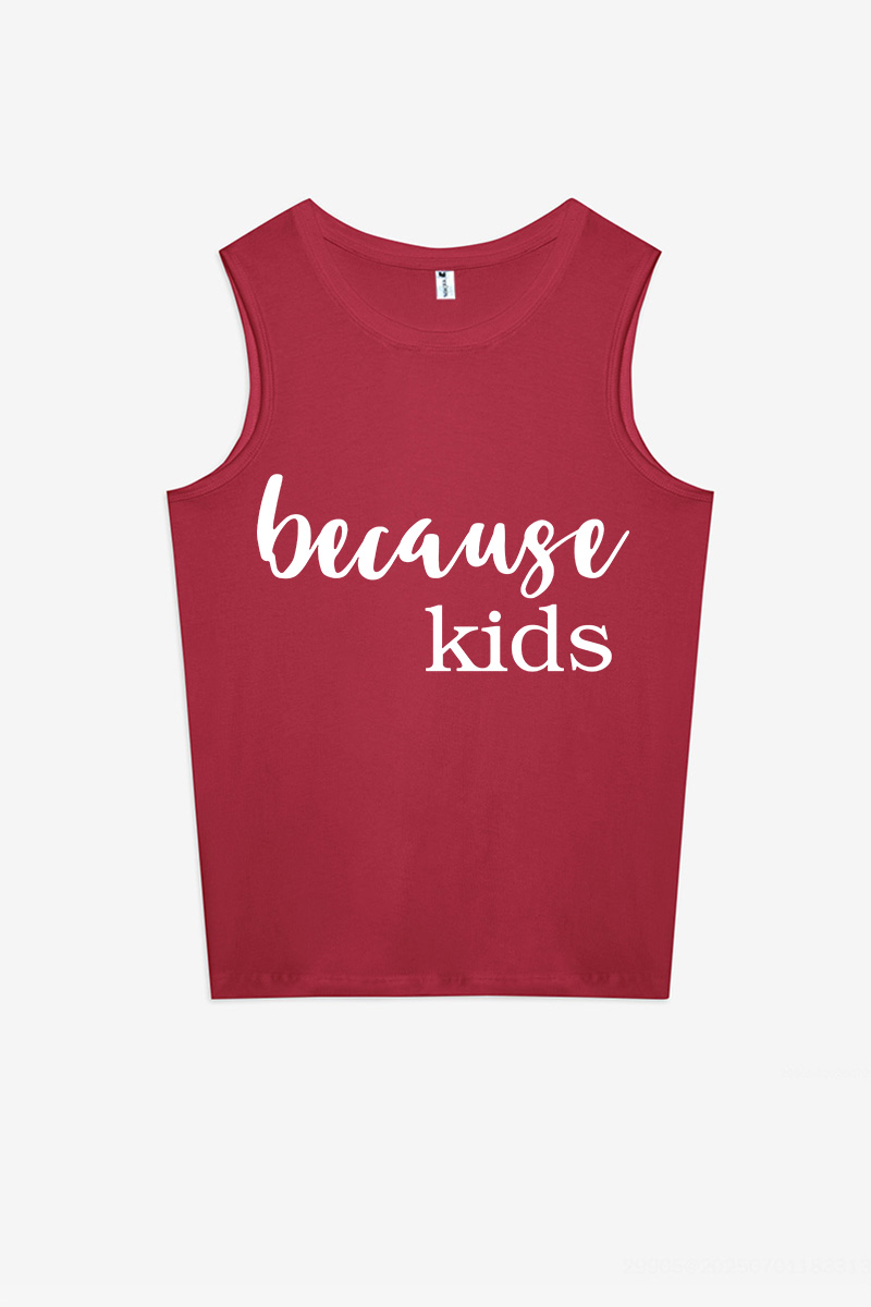 Because Kids Printed Women's Vest-traneing