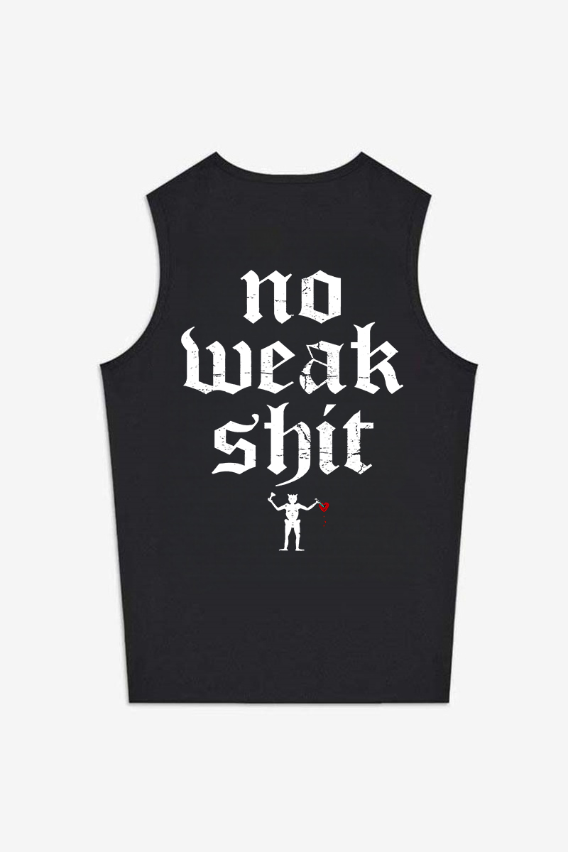 No Weak Sh!t Printed Women's Vest-traneing
