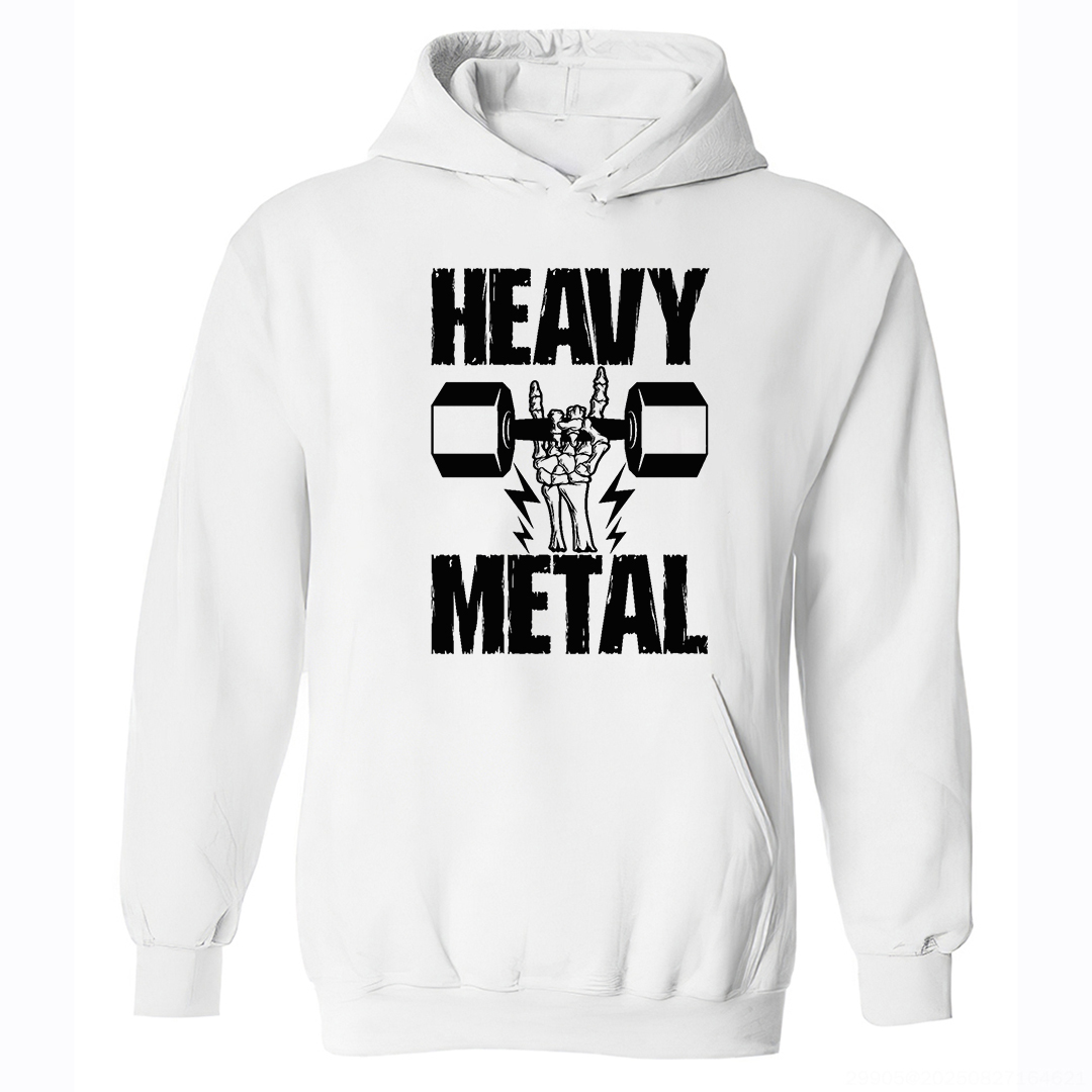Heavy Metal Printed Women's Hoodie-traneing