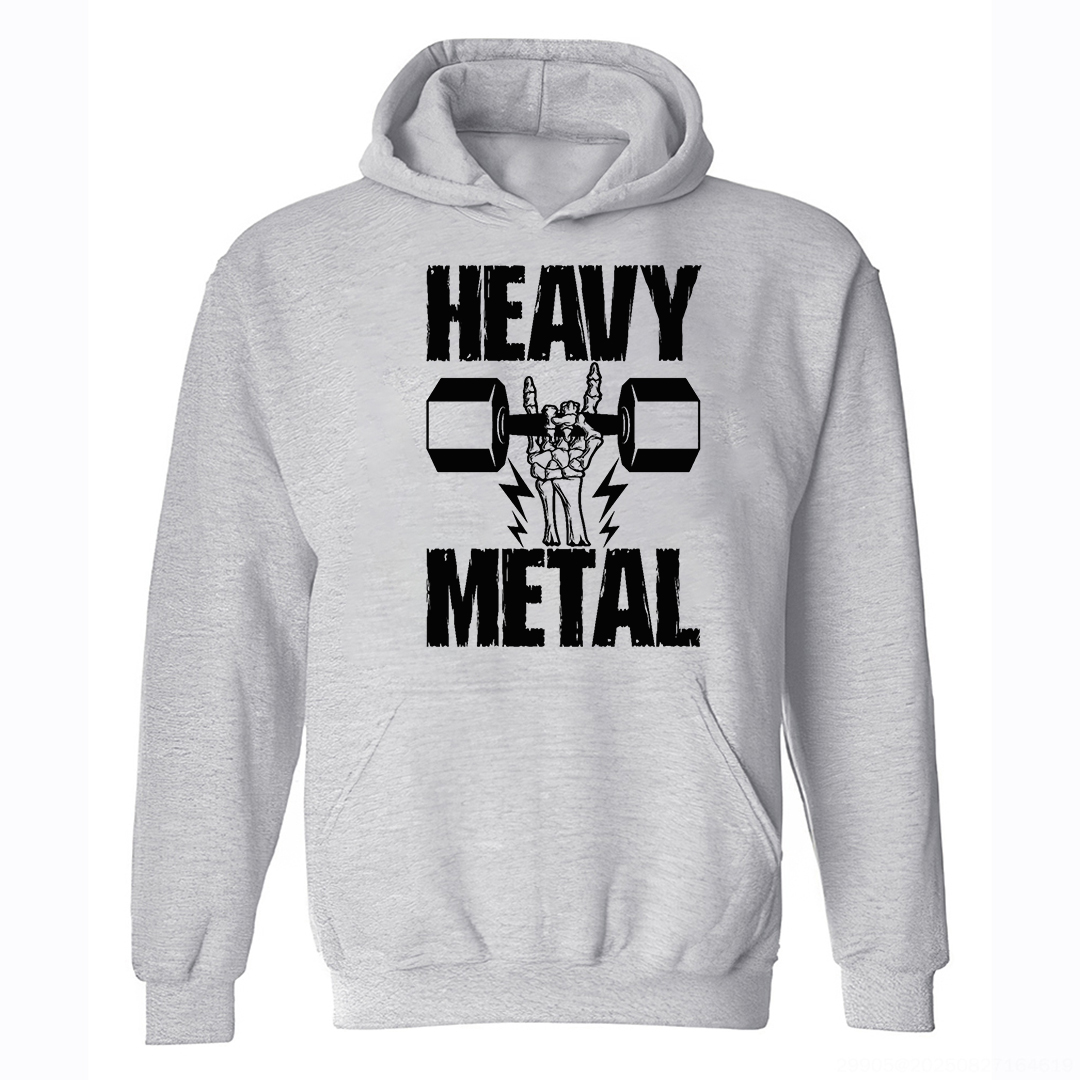 Heavy Metal Printed Women's Hoodie-traneing