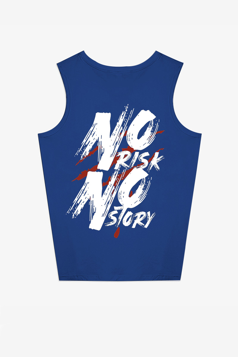 No Risk No Story Printed Women's Vest-traneing