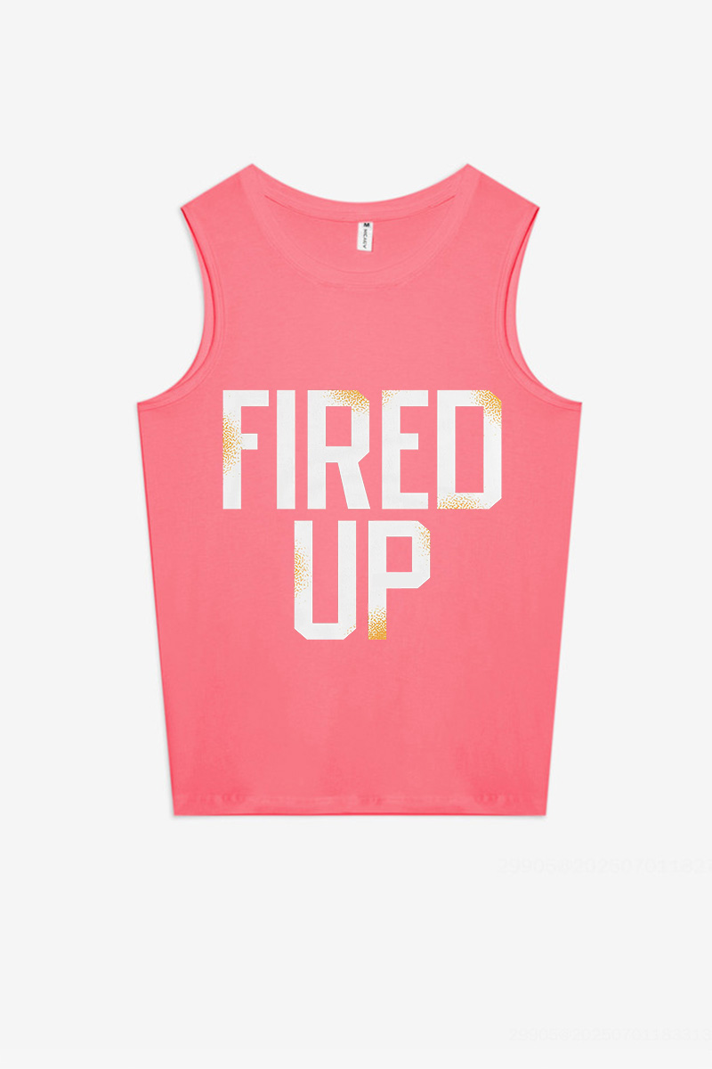 Fired Up Printed Women's Vest-traneing