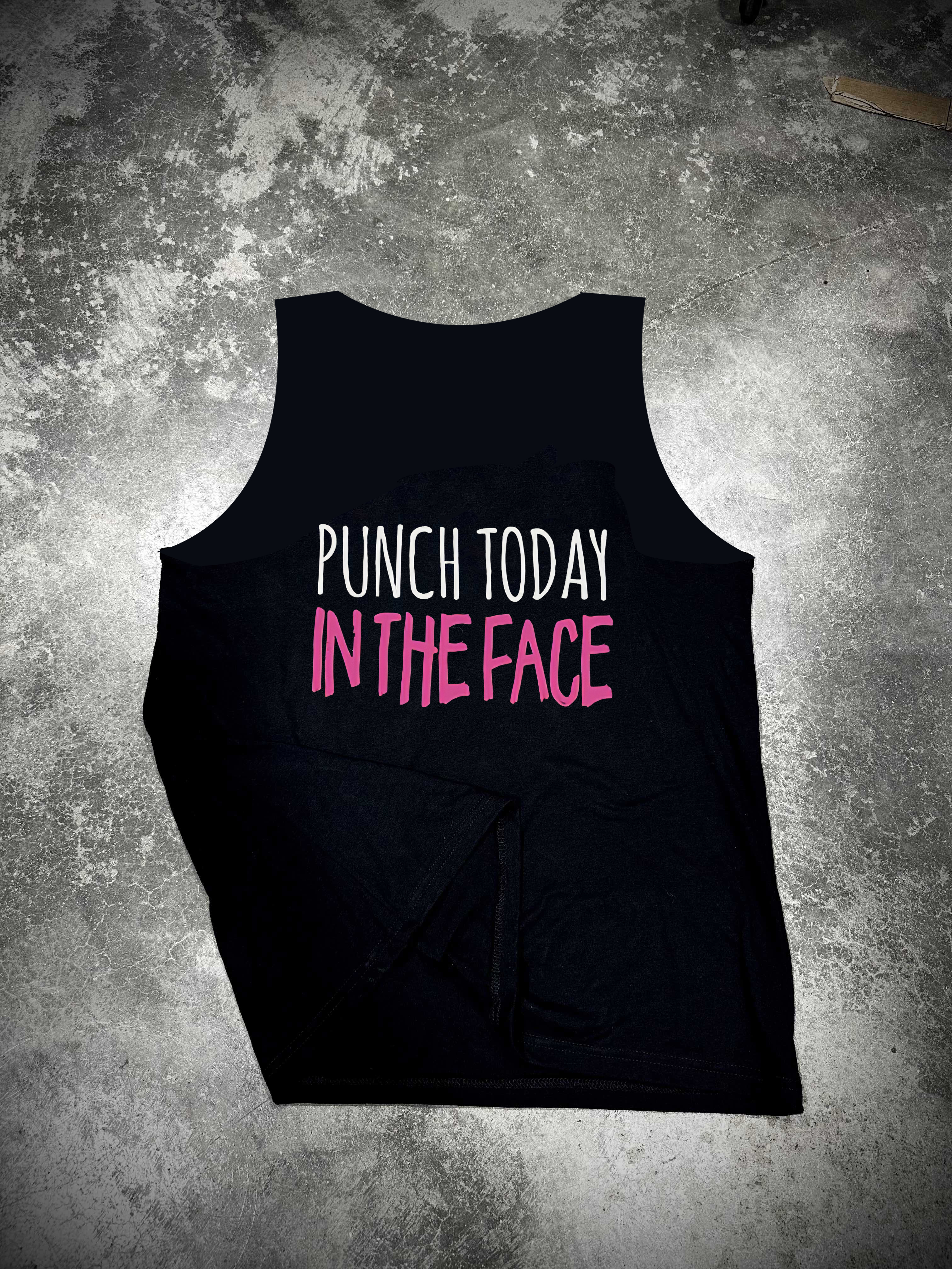Punch Today In The Face Printed Women's Vest