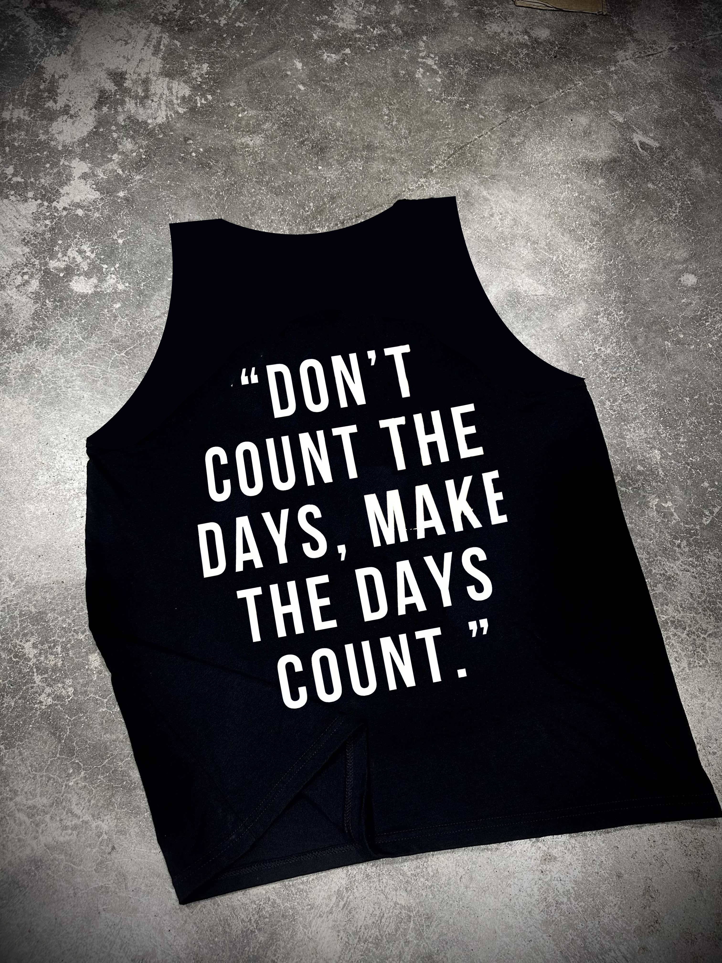 Don't Count The Days Printed Women's Vest