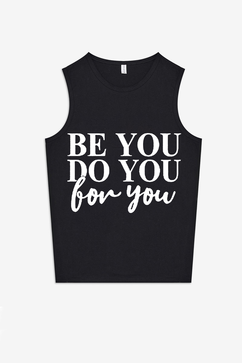 Be You Do You For You Printed Women's Vest-traneing