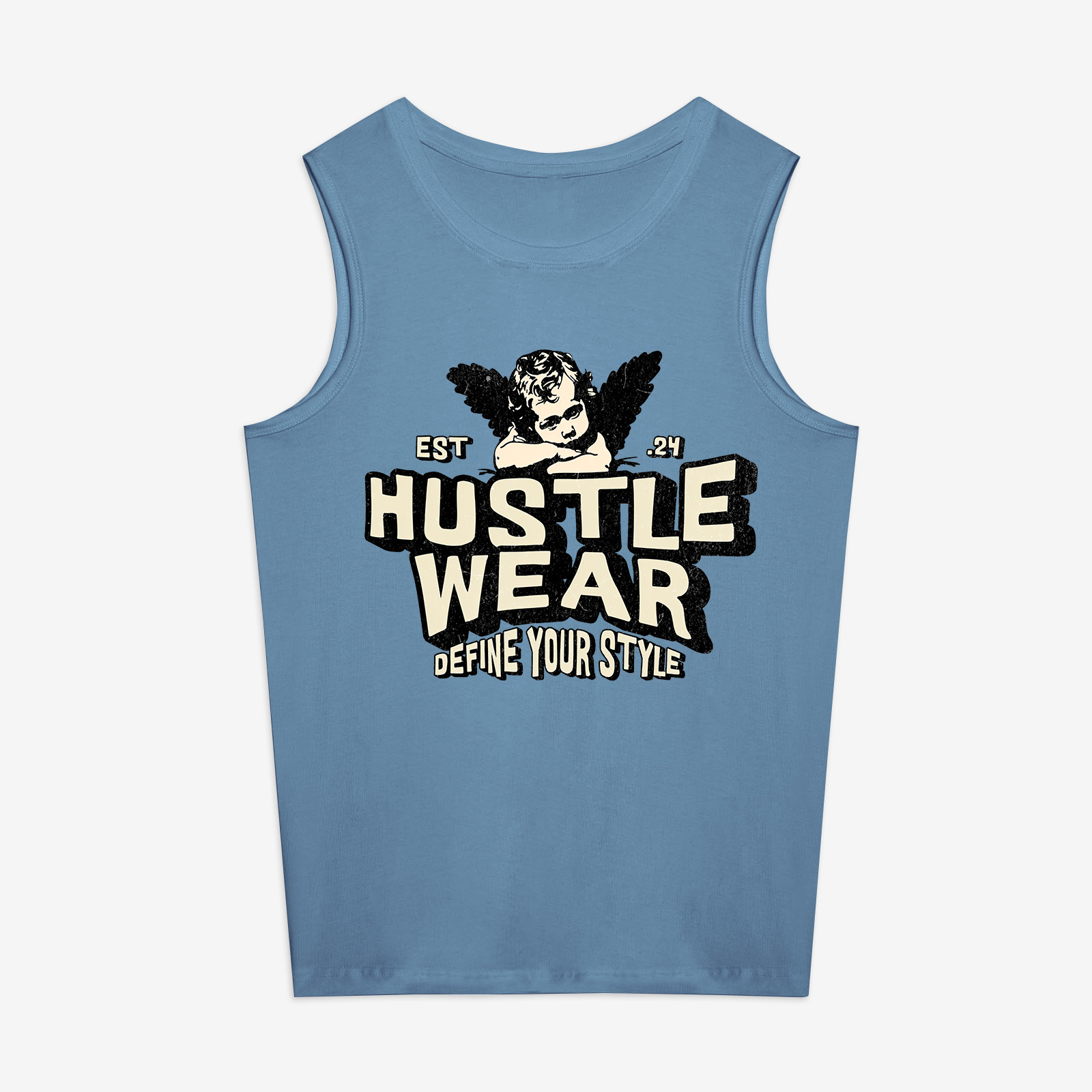 Hustle Wear Define Your Style Printed Women's Vest-traneing