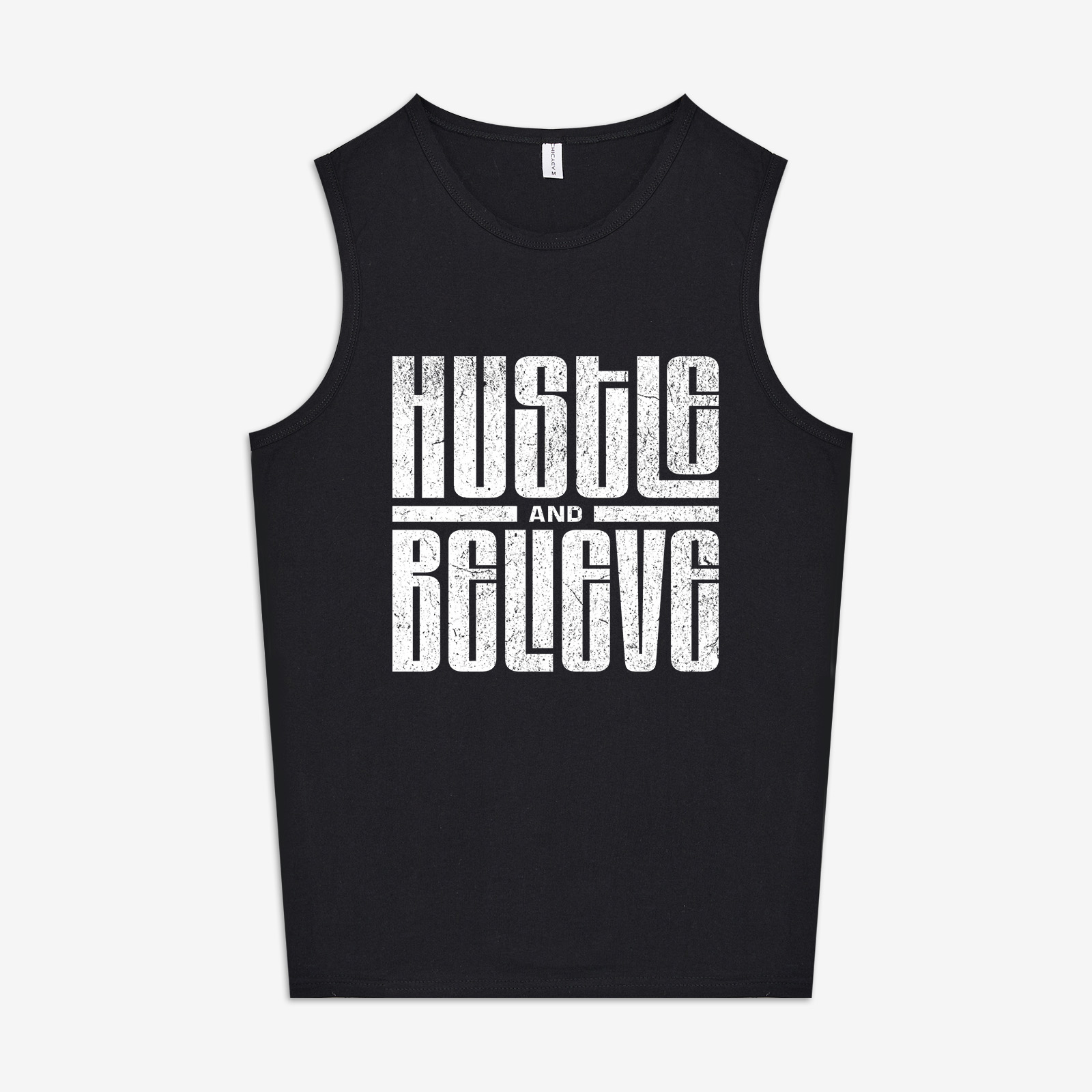 Hustle And Believe Printed Women's Vest-traneing