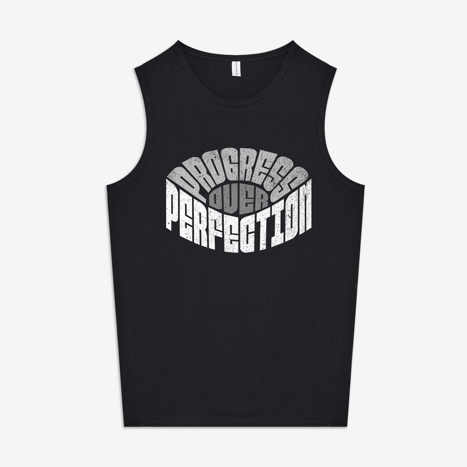 Progress Over Perfection Printed Women's Vest-traneing