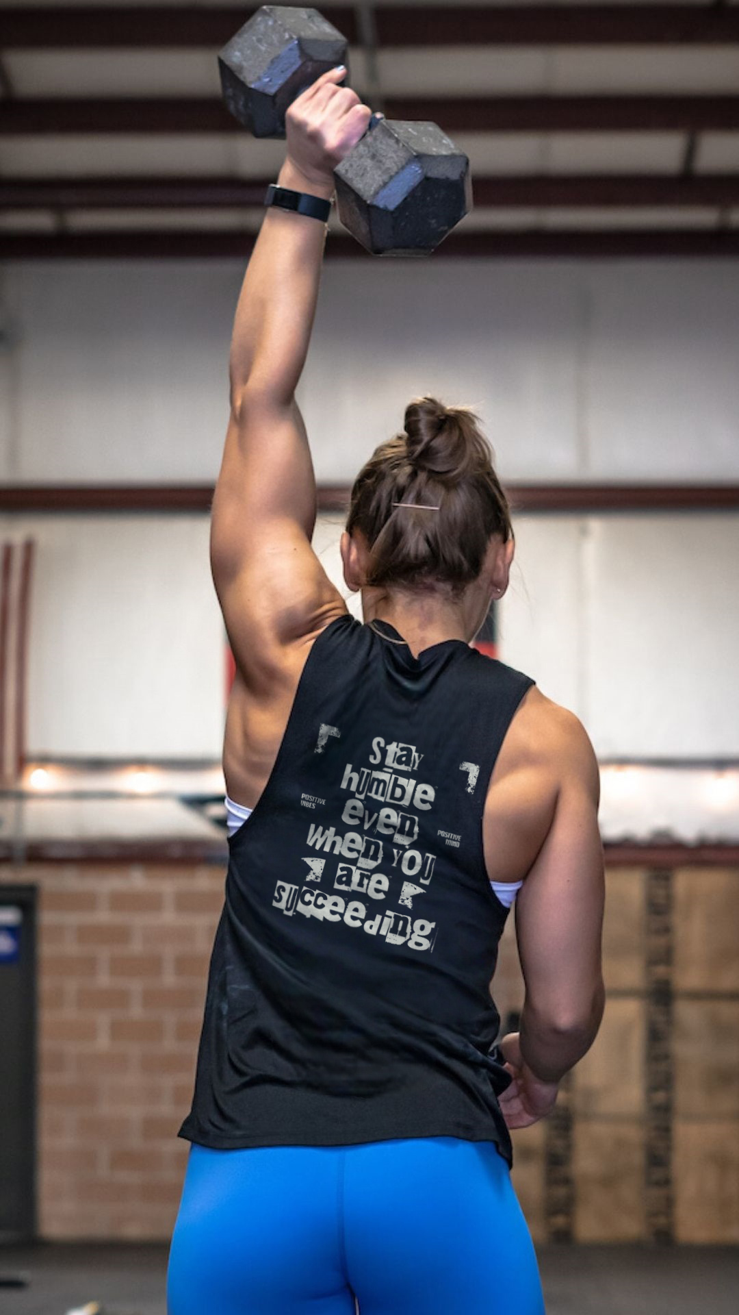 Stay Humble Even When You Are Succeeding Printed Women's Vest-traneing