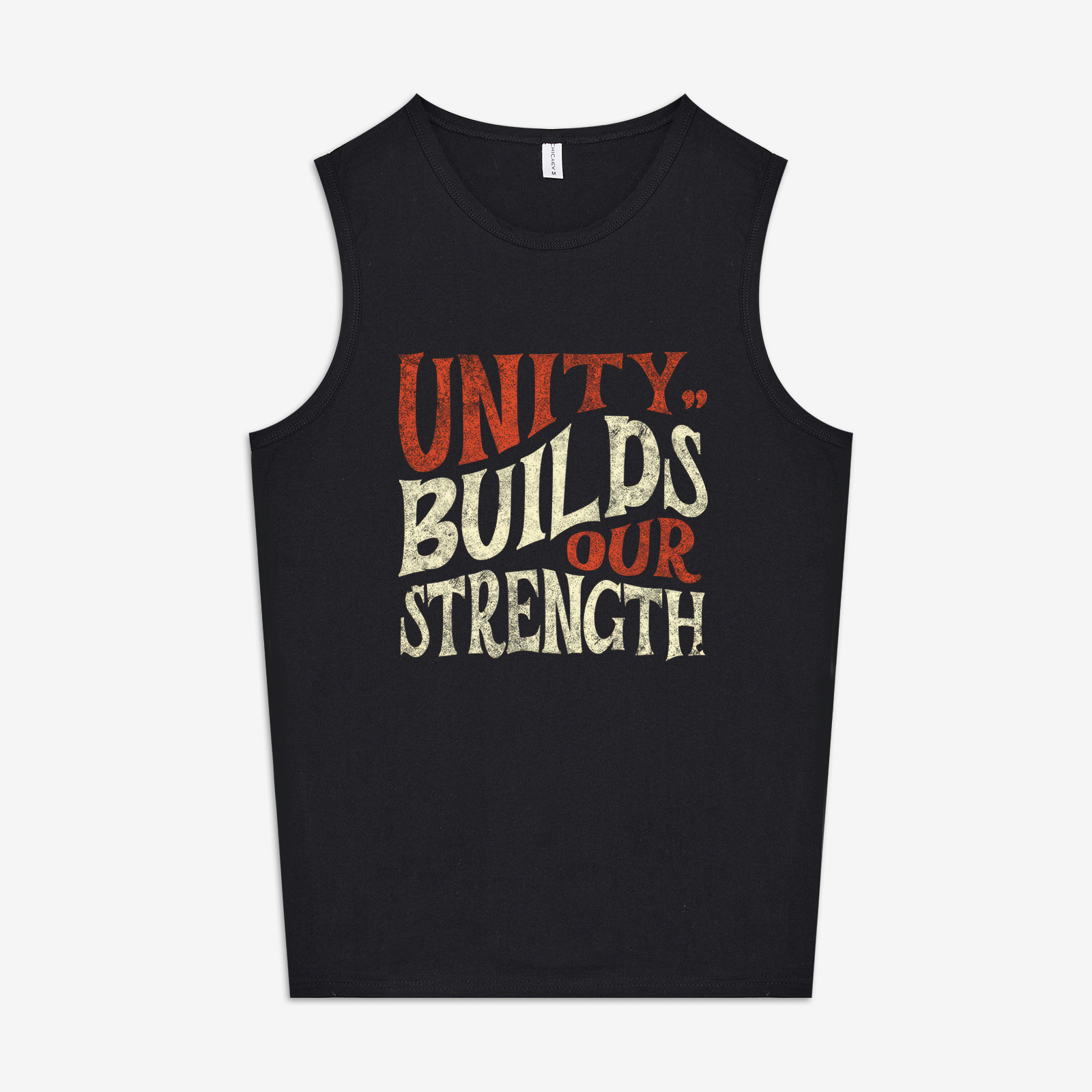 Unity Builds Our Strength Printed Women's Vest-traneing