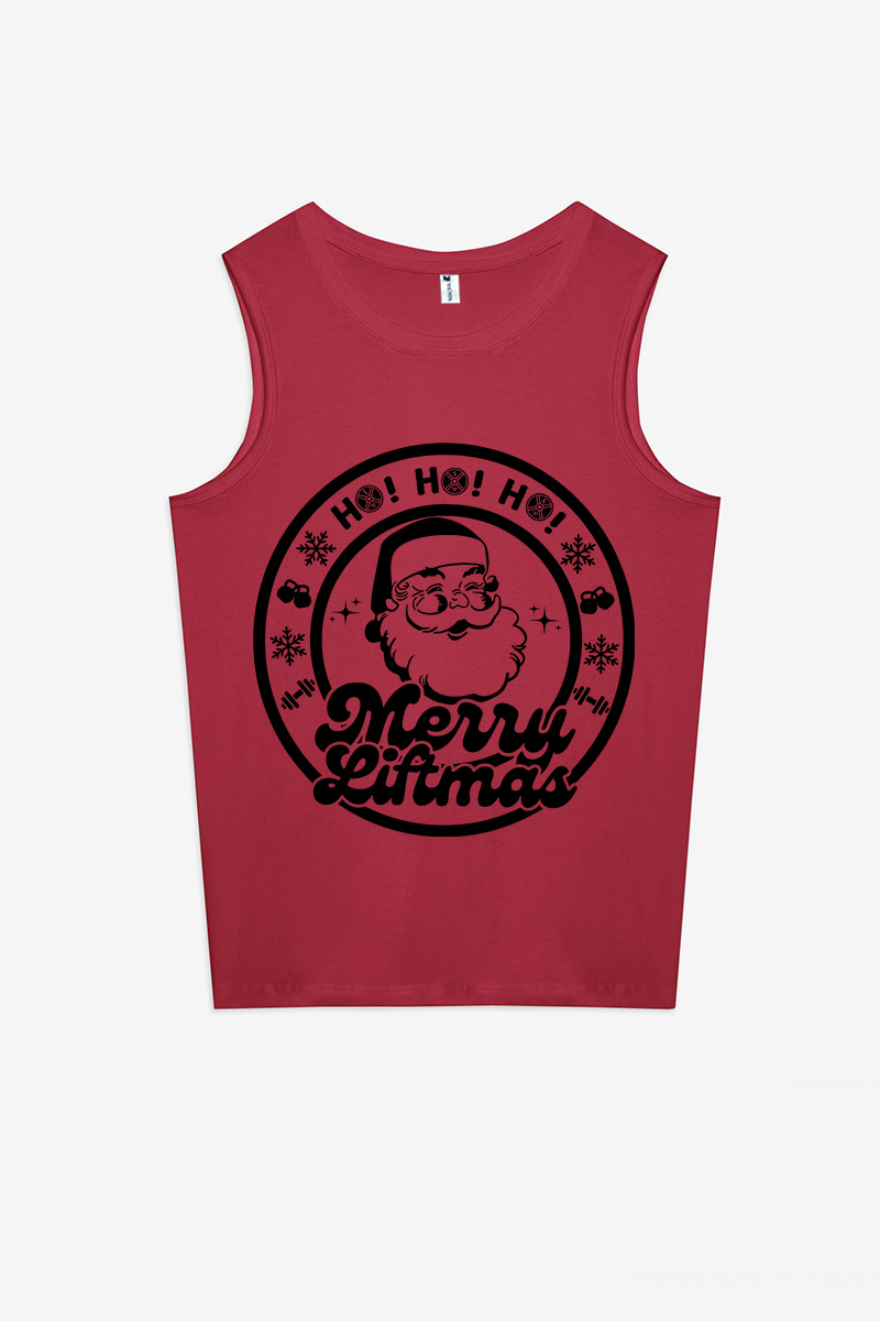 Merry Liftmas Printed Women's Vest-traneing