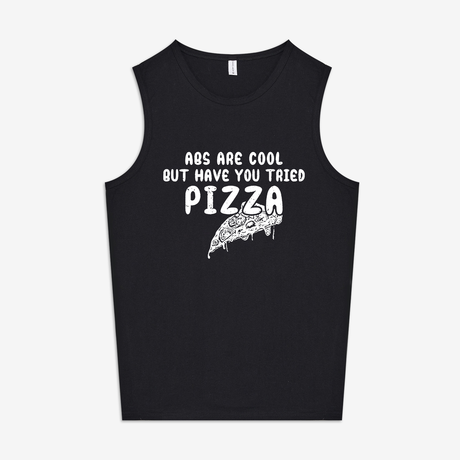 Abs Are Cool But Have You Tried Pizza Printed Women's Vest-traneing