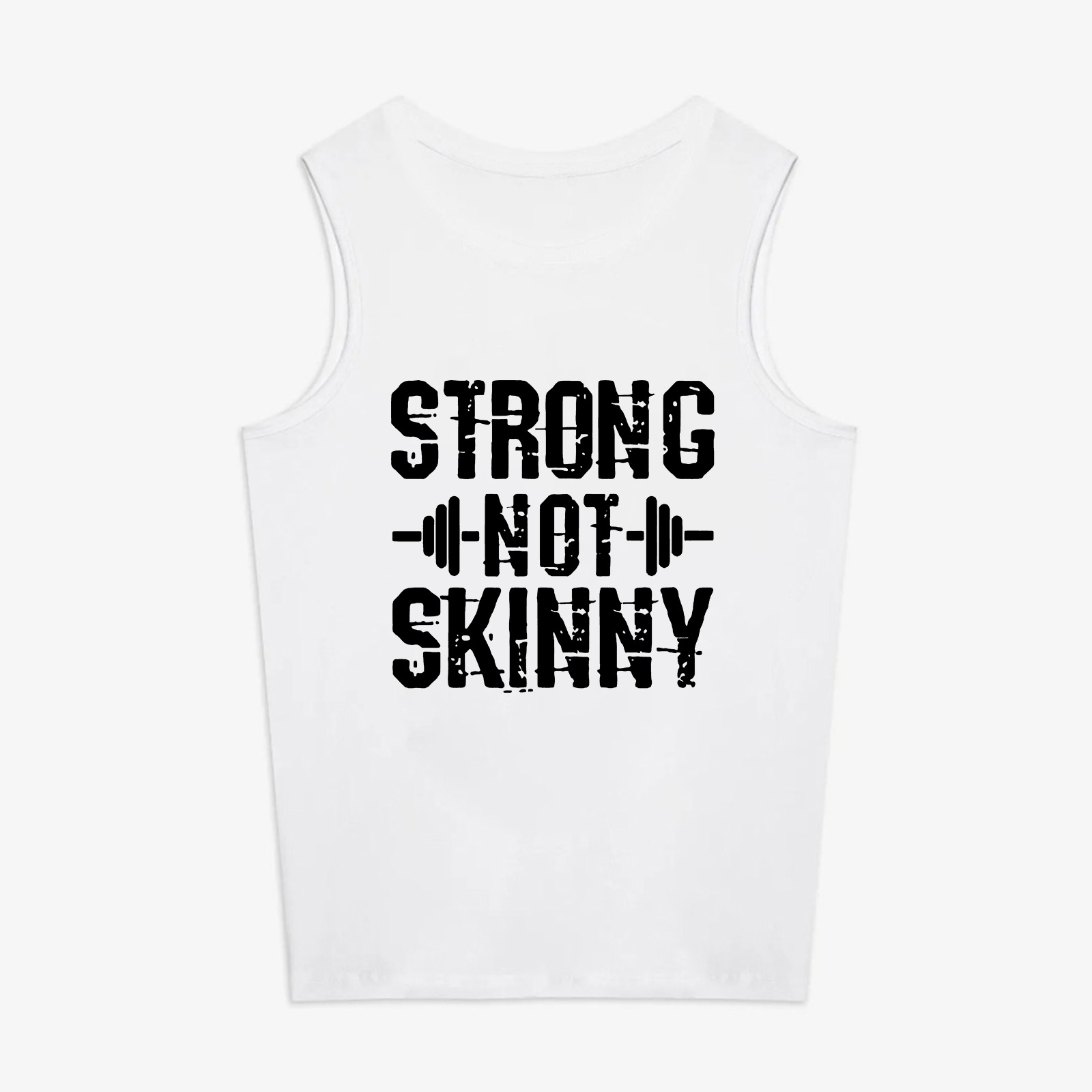 Strong Not Skinny Printed Women's Vest Image - 6