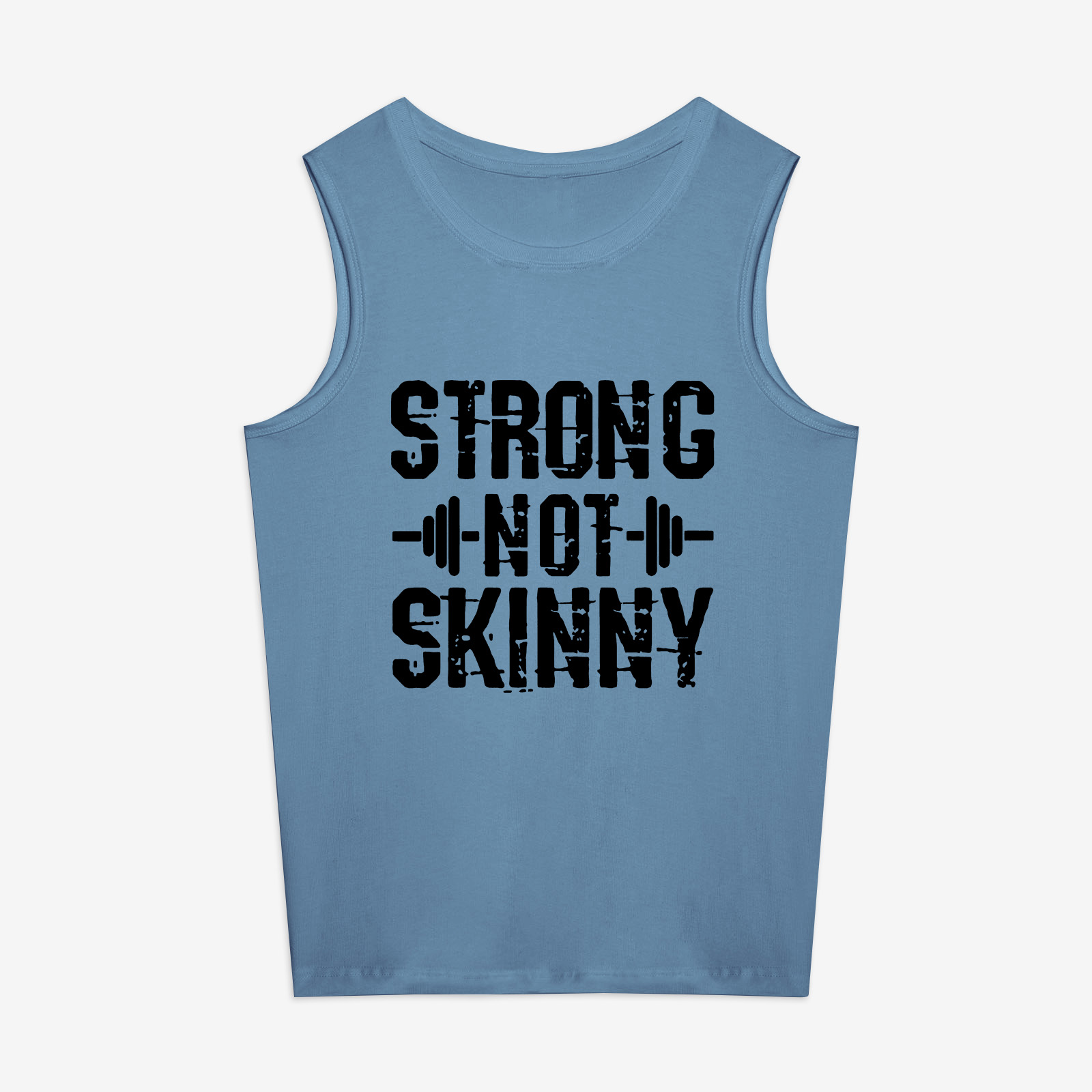 Strong Not Skinny Printed Women's Vest Image - 7