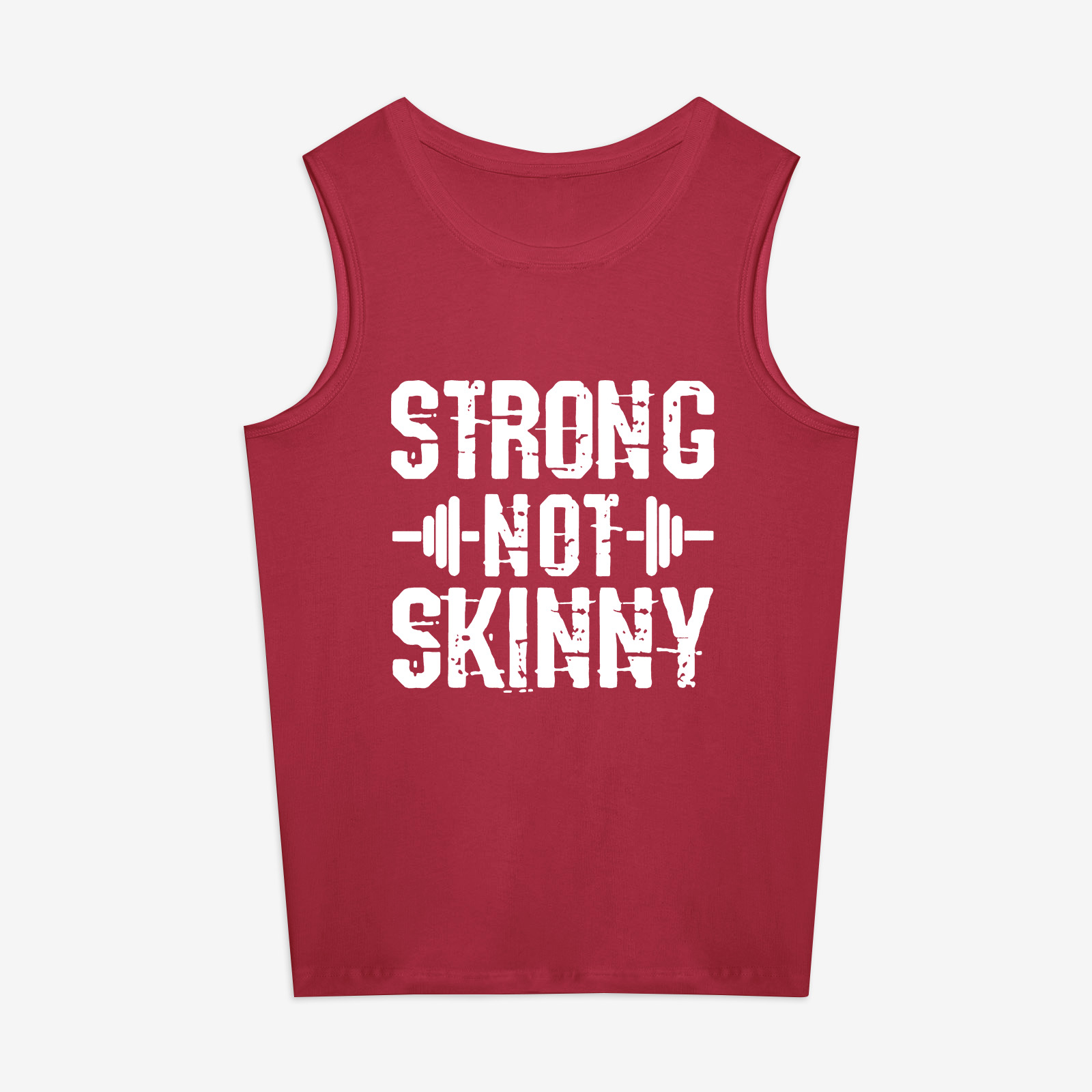 Strong Not Skinny Printed Women's Vest Image - 8