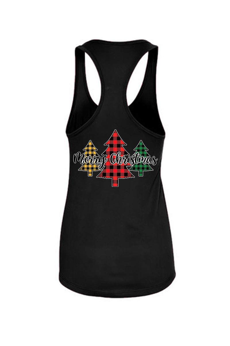 Merry Christmas Printed Women's Tank Top-traneing