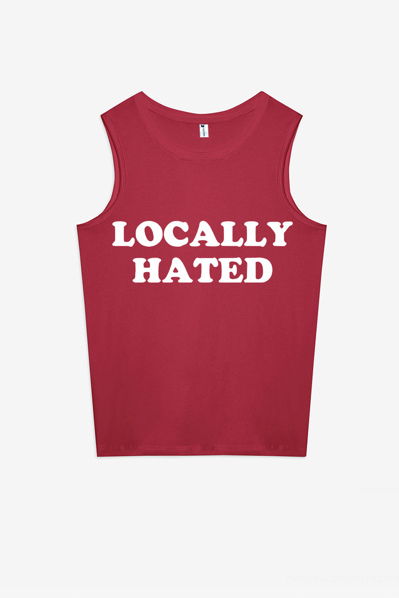 Locally Hated Printed Women's Vest-traneing
