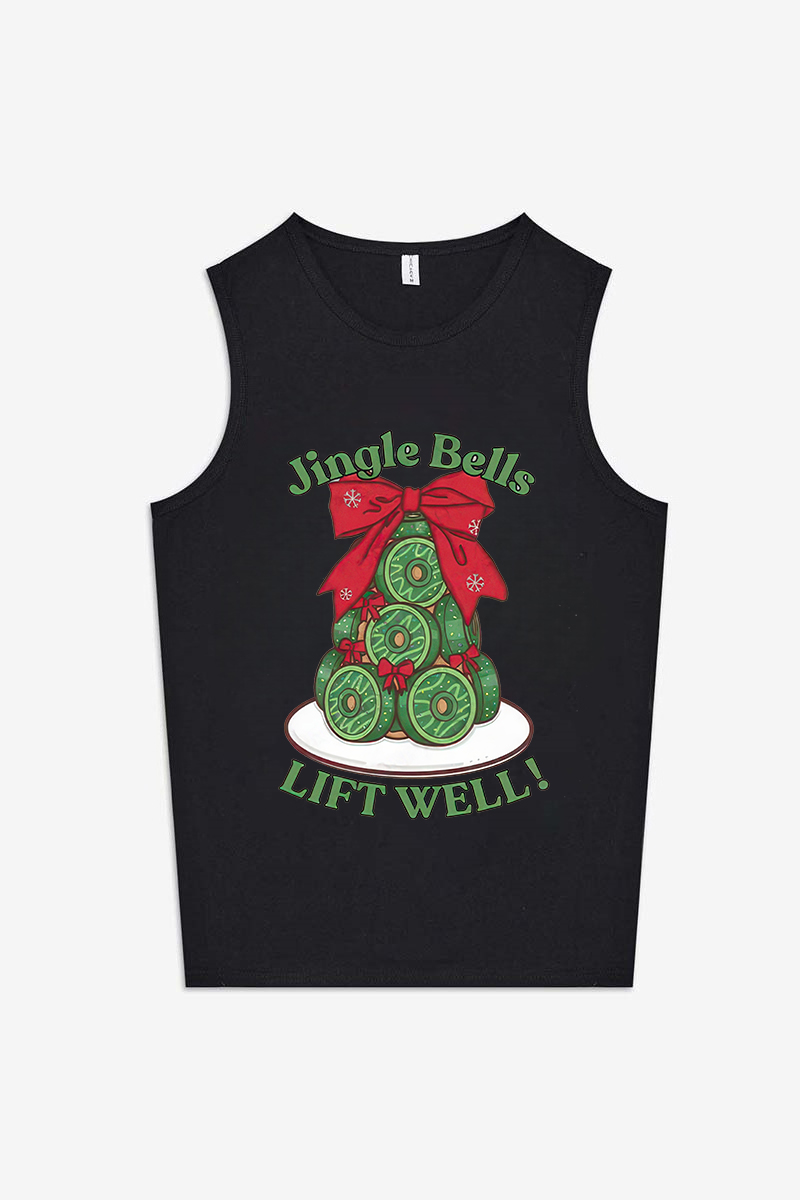Jingle Bells Lift Well! Printed Women's Vest-traneing