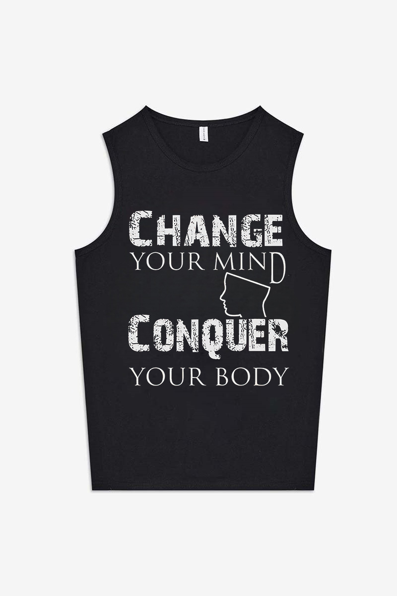 Change Your Mind Printed Women's Vest-traneing