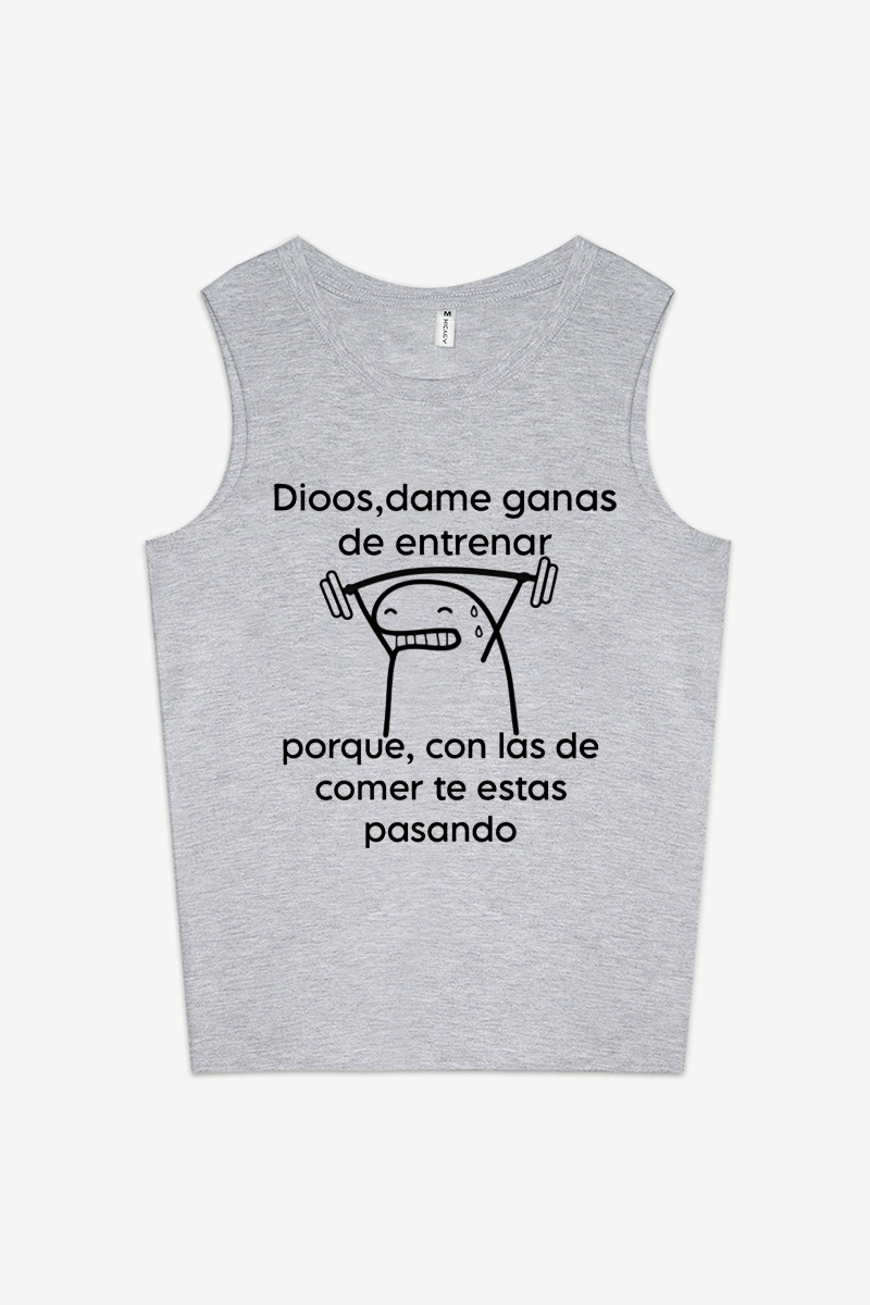 Dioos, Dame Ganas De Entrenar Printed Women's Vest-traneing