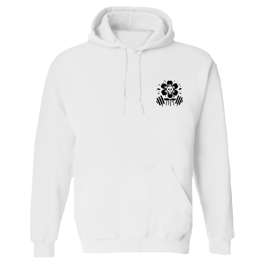 Muscle Mommy Printed Women's Heavyweight Hoodie with Drawstring-traneing