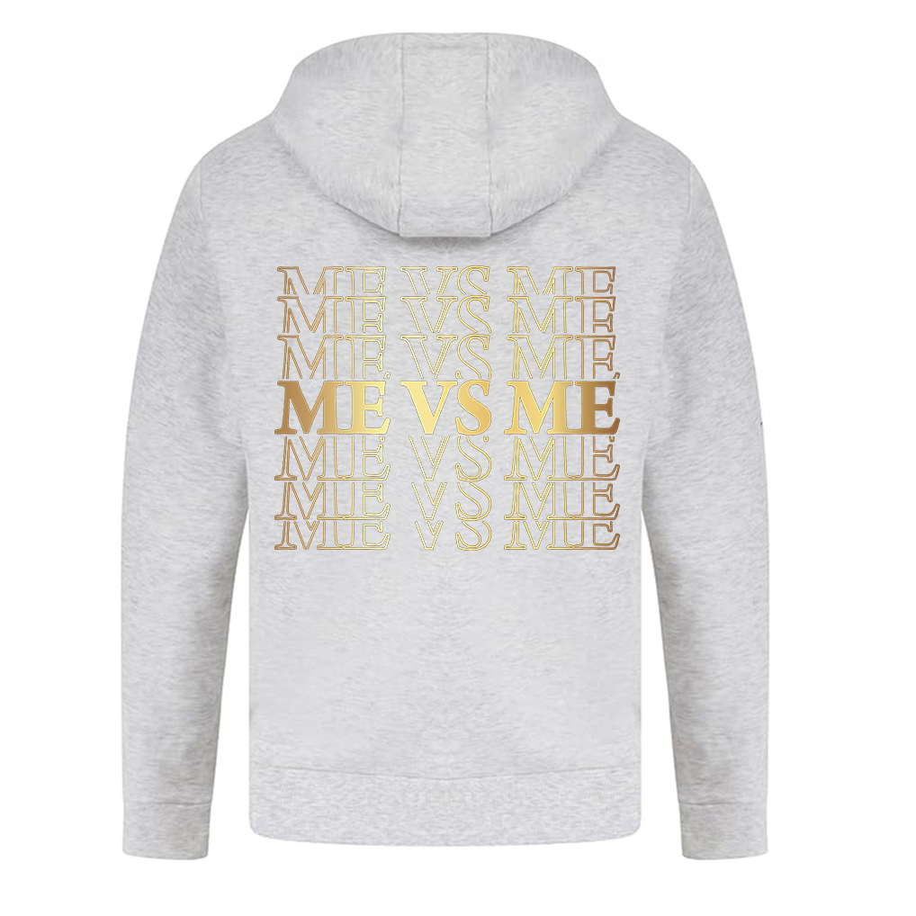 Me Vs Me Printed Women's Heavyweight Hoodie with Drawstring Image - 3