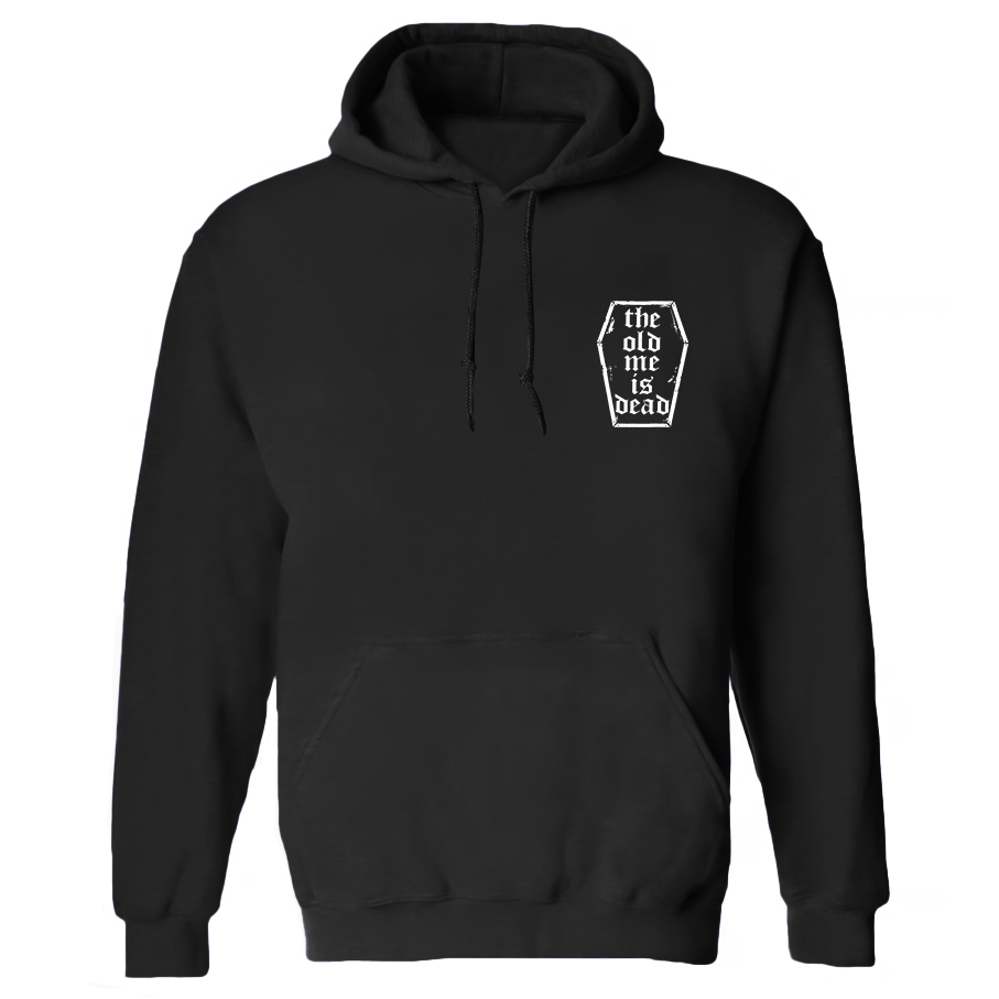 The Old Me Is Dead Printed Women's Heavyweight Hoodie with Drawstring