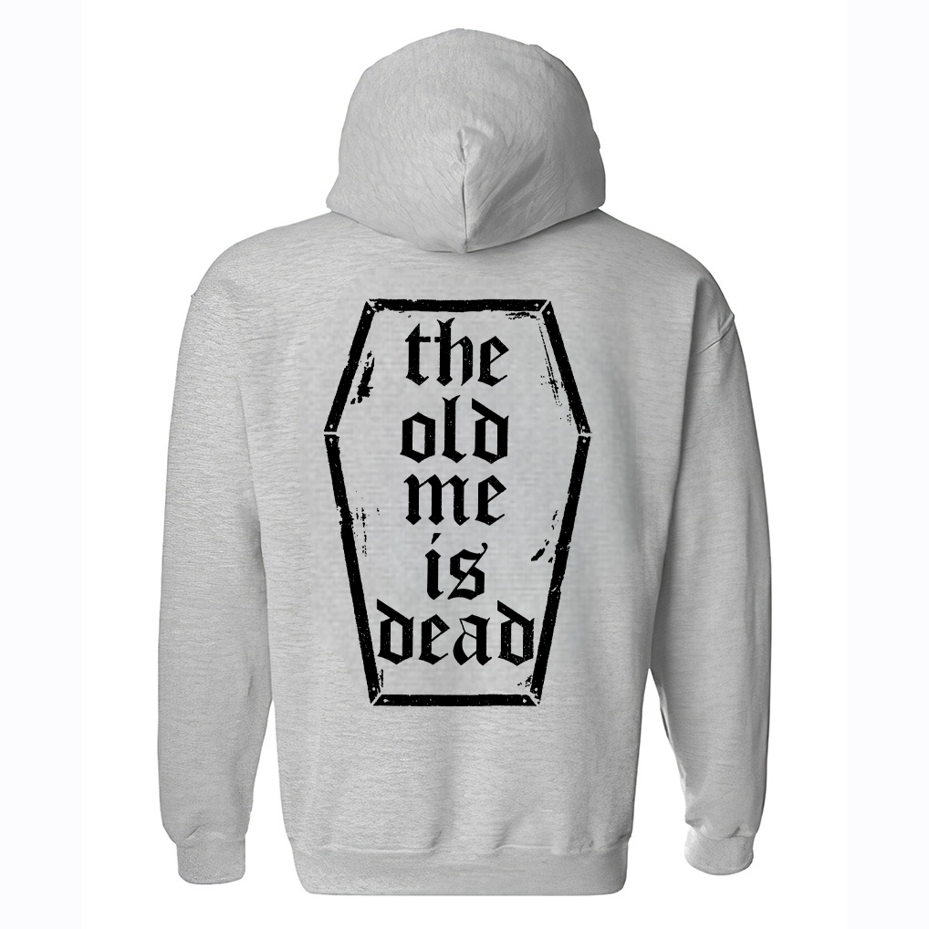 The Old Me Is Dead Printed Women's Sleeves Hoodie