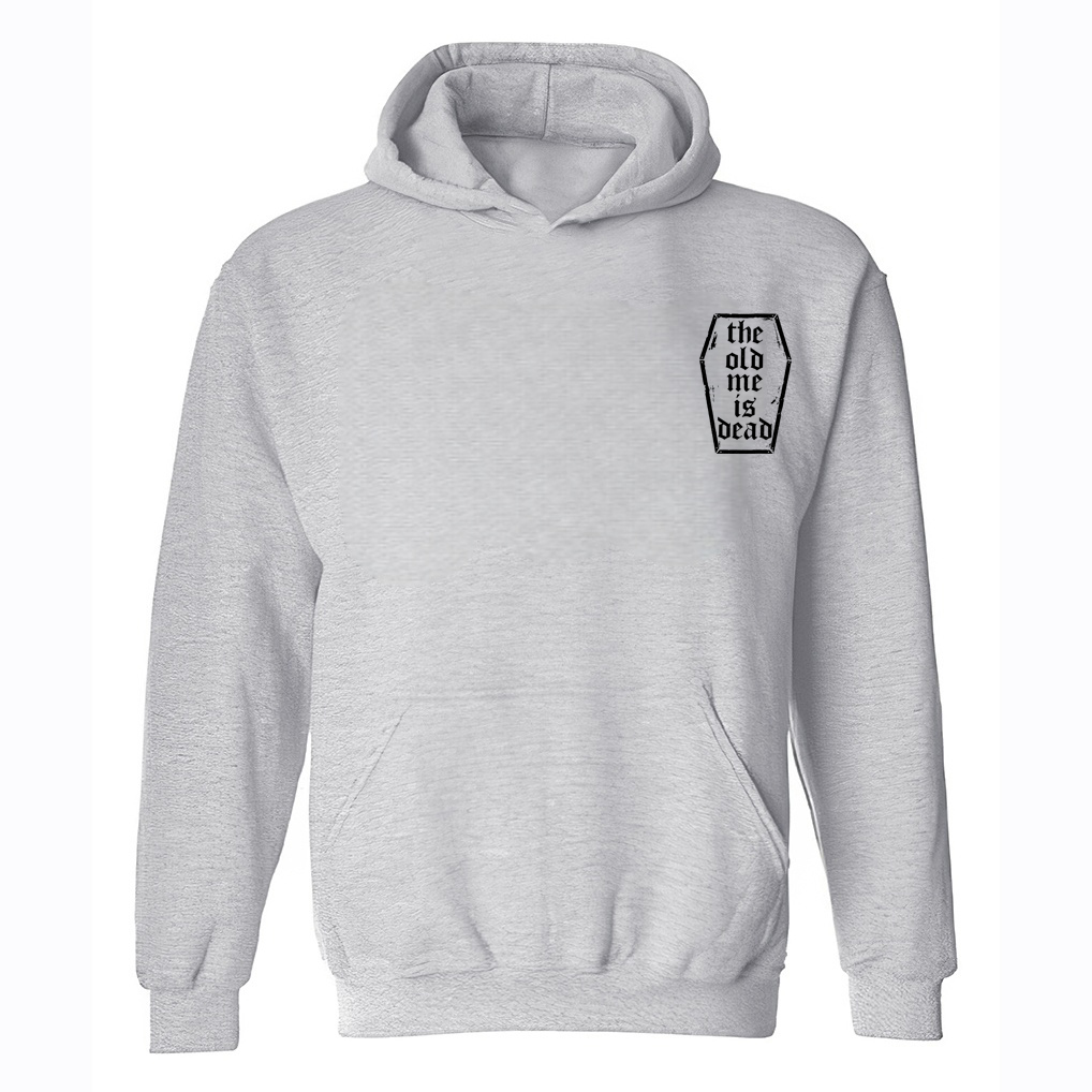 The Old Me Is Dead Printed Women's Sleeves Hoodie