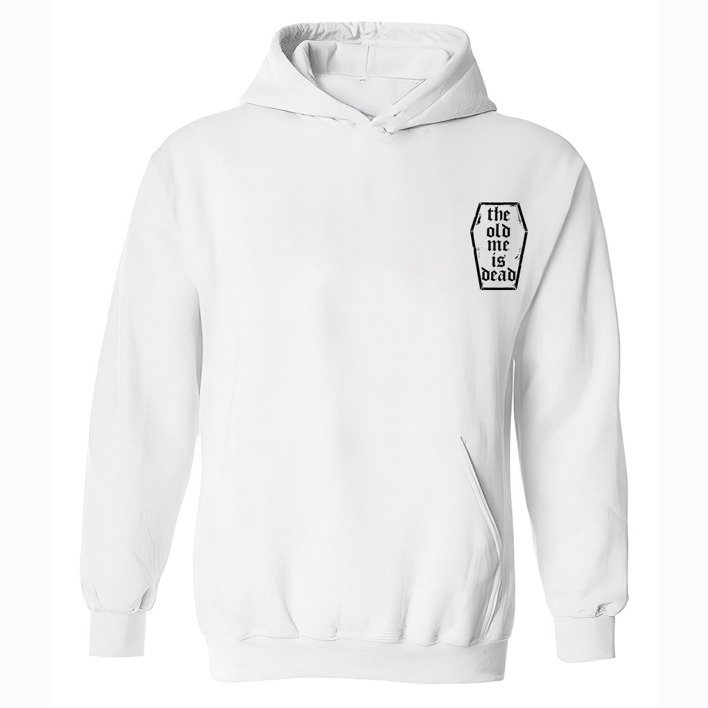 The Old Me Is Dead Printed Women's Sleeves Hoodie