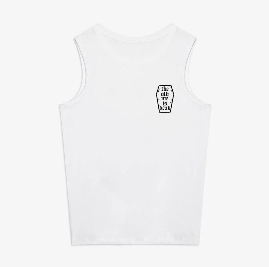 The Old Me Is Dead Printed Women's Vest Image - 8