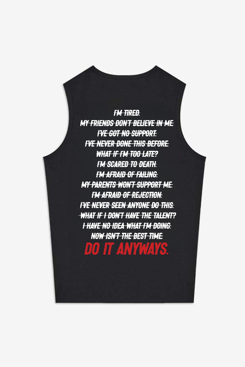 Do It Anyways Printed Women's Vest