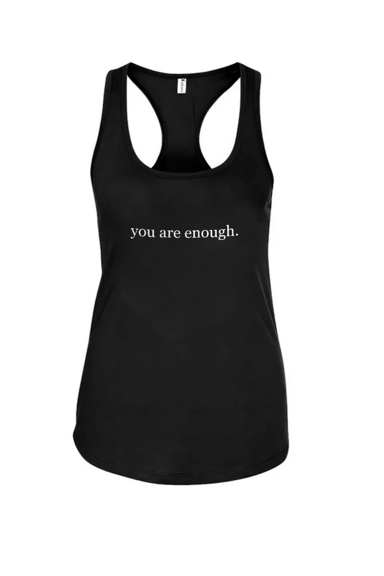 Dear Person Behind Me The World Is A Better Place With You In It Printed Racerback Tank Tops