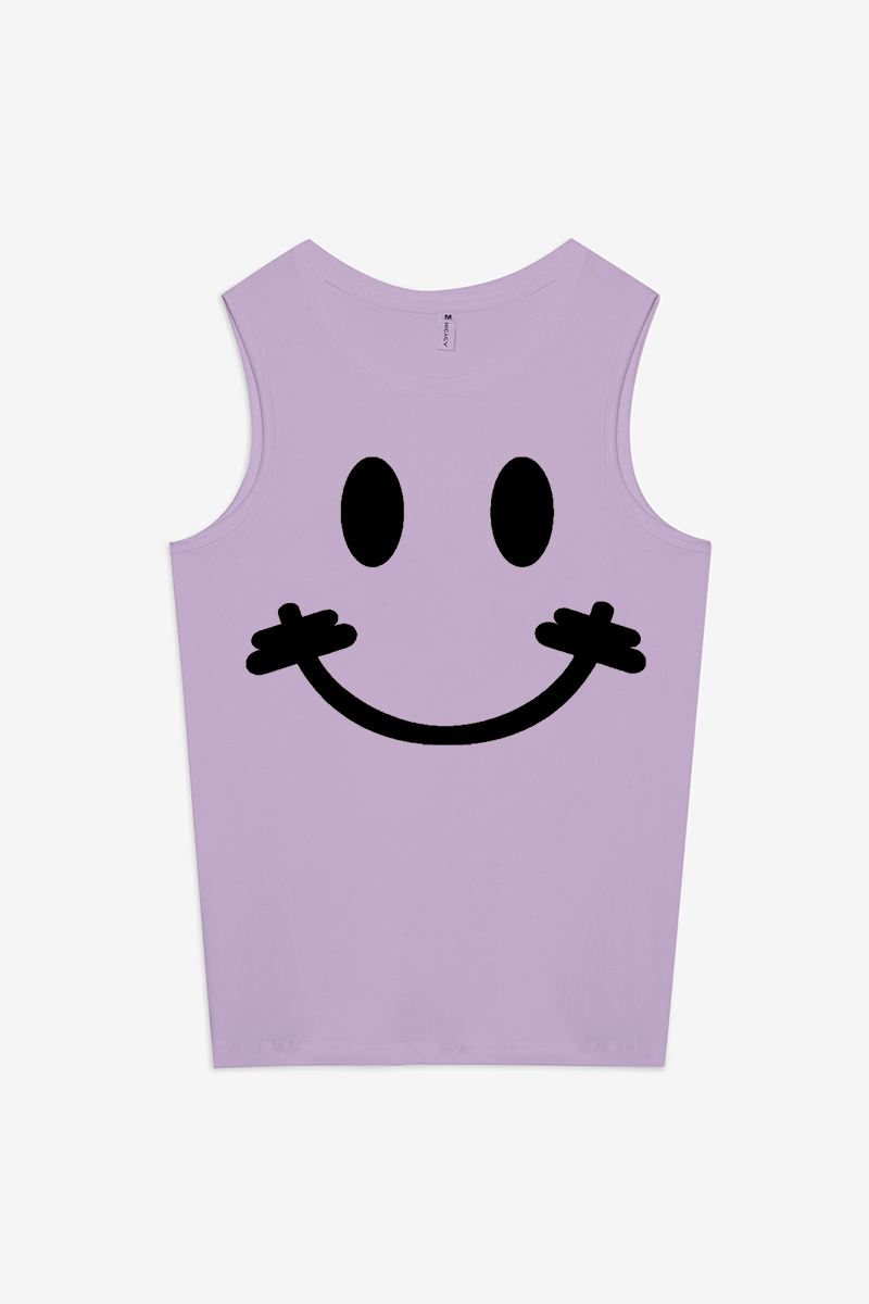 Smiley Face Printed Women's Vest Image - 3