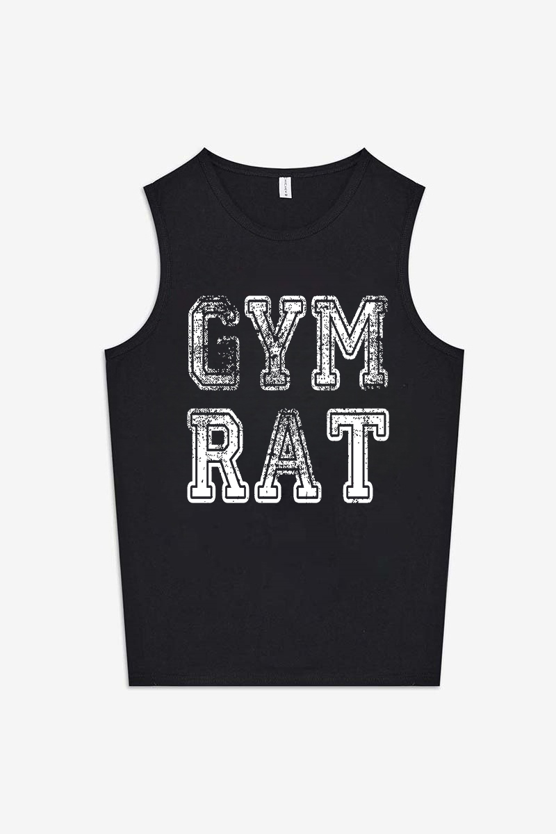 Gym Rat Printed Women's Vest Image - 2