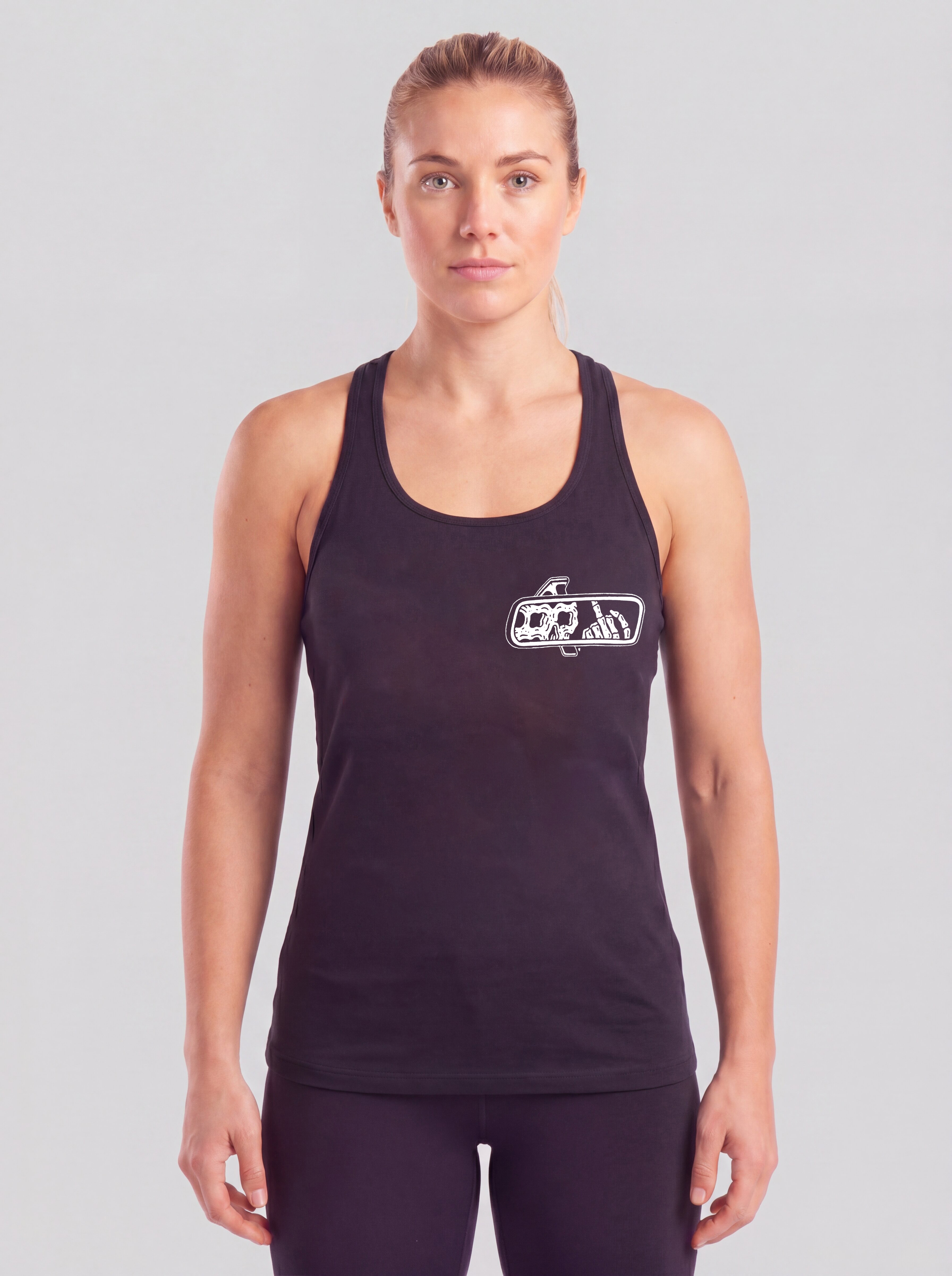 F*ck Your Feelings Printed Racerback Tank Tops Image - 3