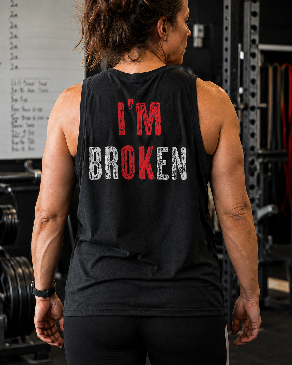 I'm OK I'm Broken Printed Women's Vest