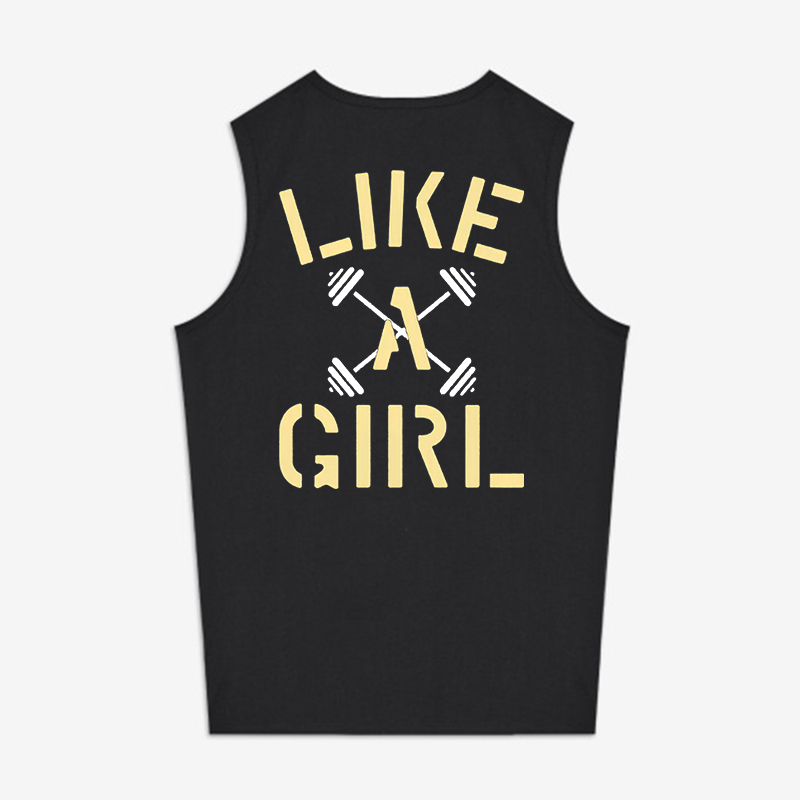 Like A Girl Printed Women's Vest