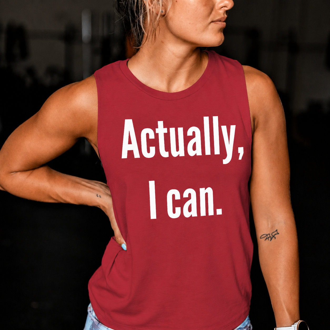 Actually, I Can Print Women's Vest