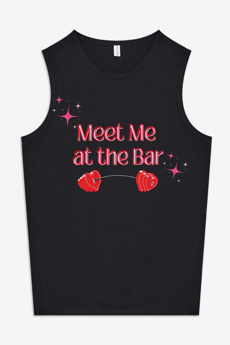 Meet Me at the Bar Printed Women's Vest