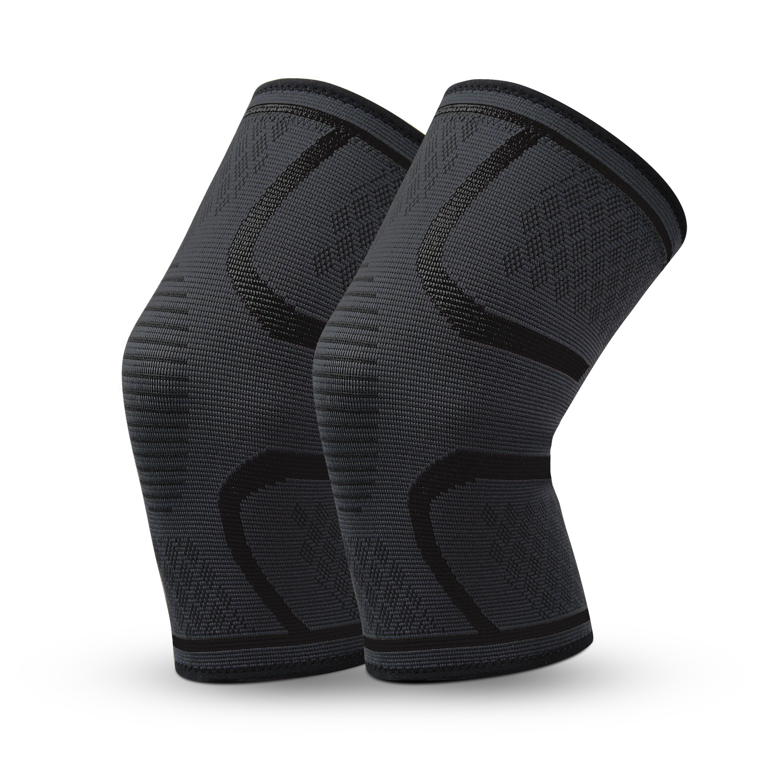 Knitted Nylon Running Sports Fitness Knee Pads-traneing