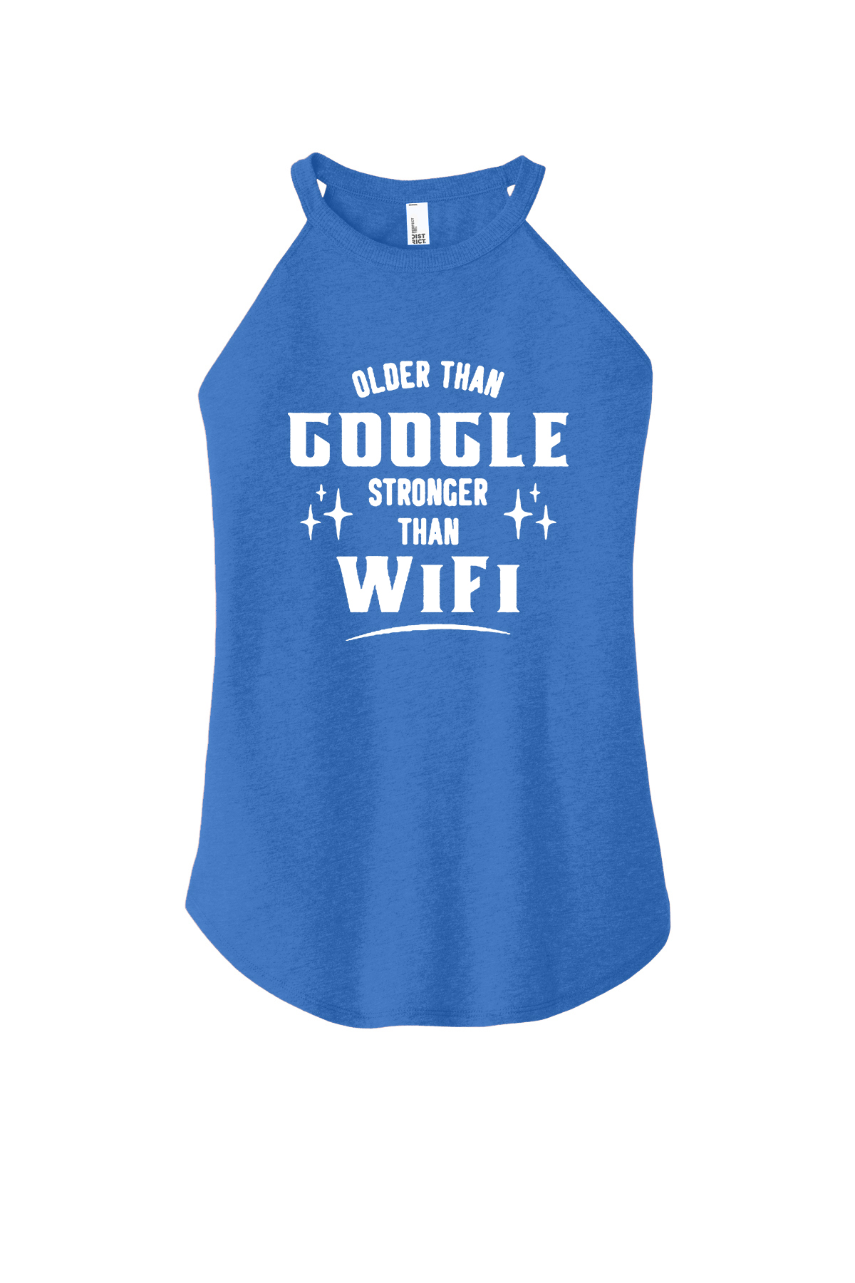 Older Than Google Stronger Than Wifi Printed Women's Yoga Tank Tops
