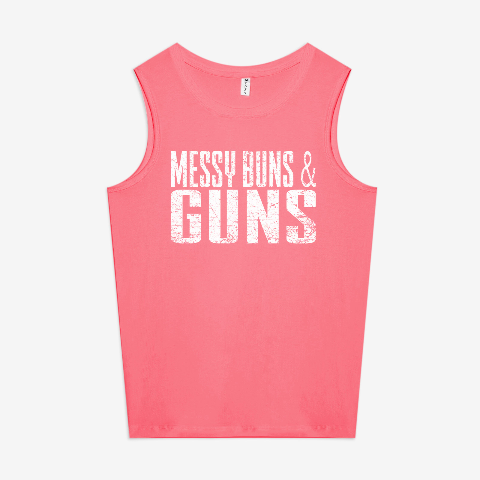 Messy Buns & Guns Printed Women's Vest