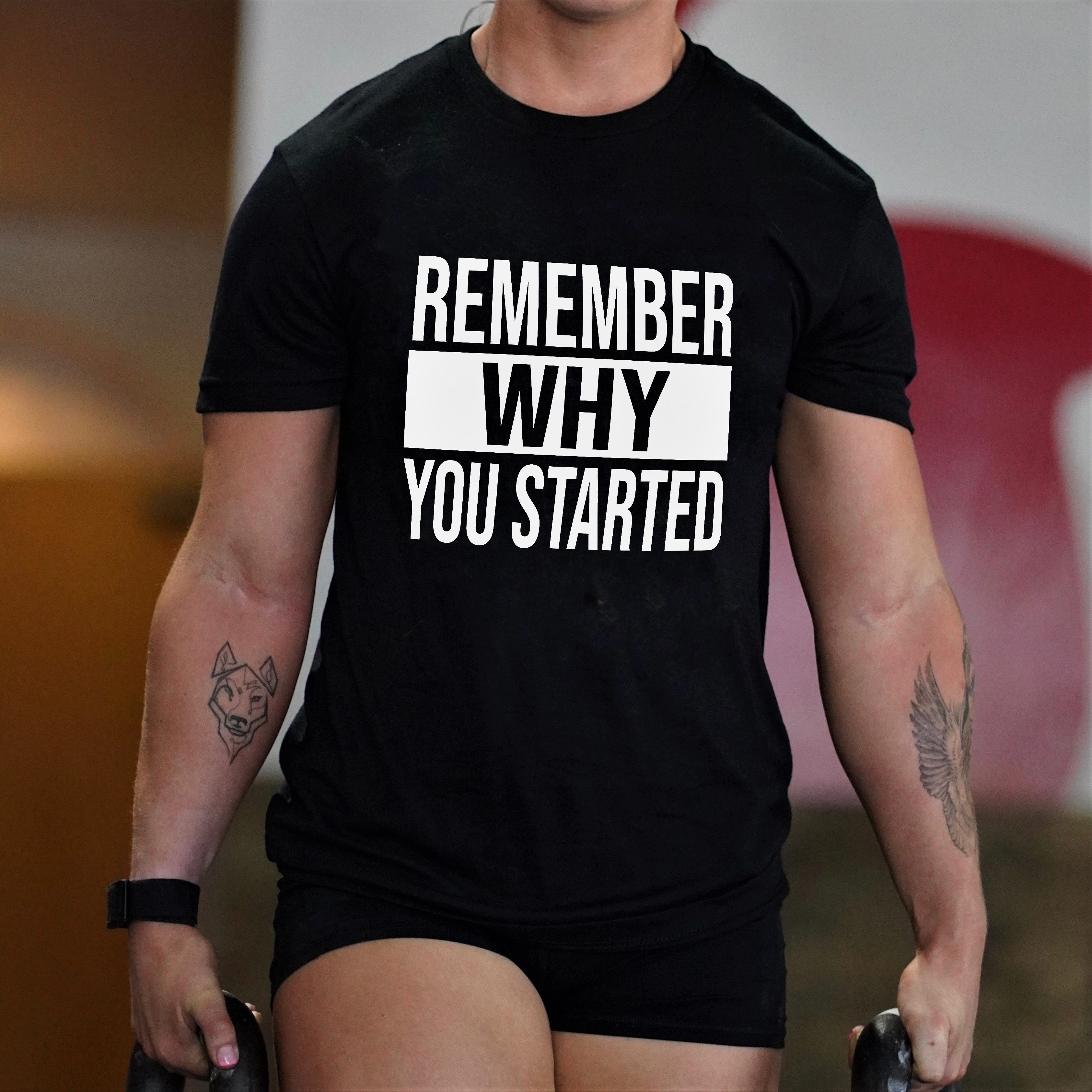 Remember Why You Started Printed Women's T-shirt