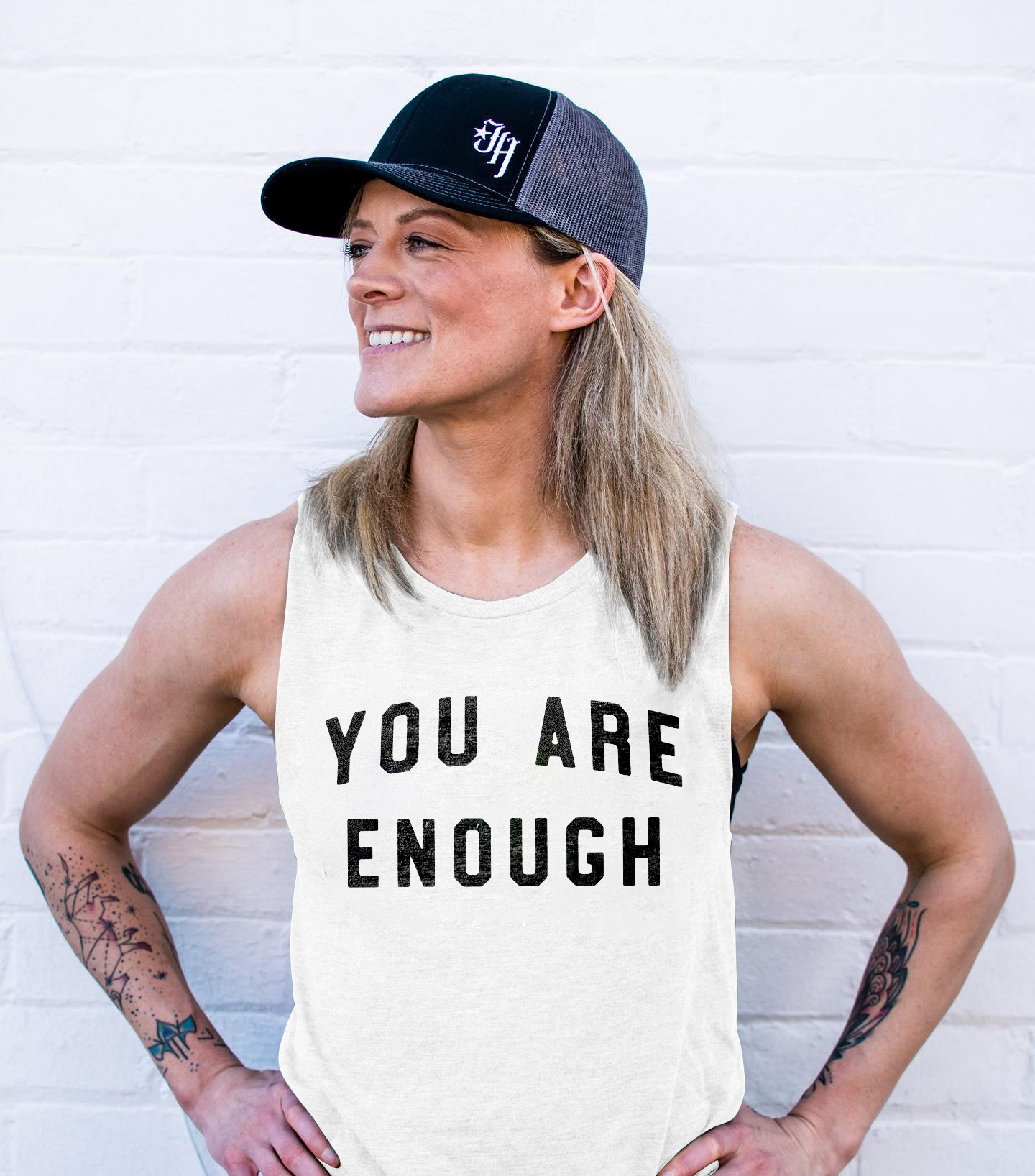 You Are Enough Printed Women's Vest