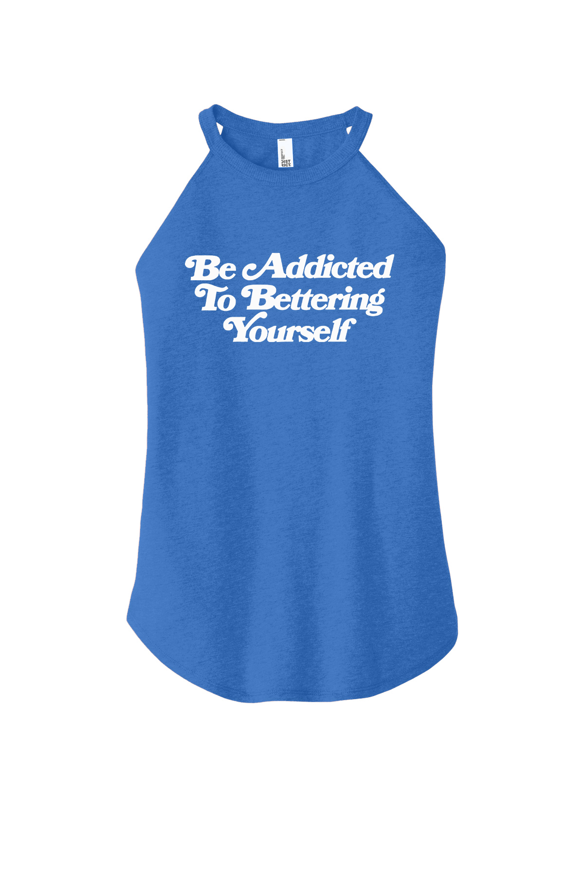 Be Addicted To Bettering Yourself Printed Women's Yoga Tank Tops-traneing
