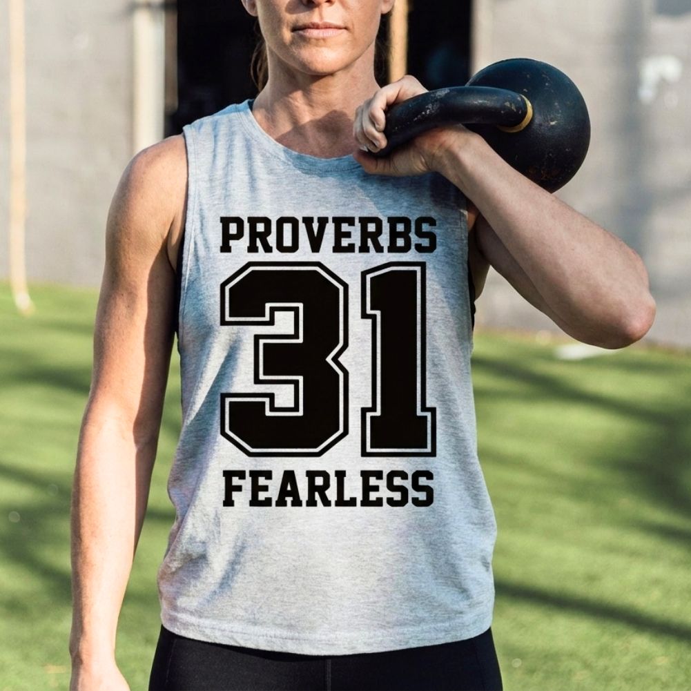 Proverbs 31 Fearless Printed Women's Vest